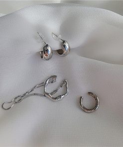 Minimalist Set of Niche Design Ear Cuffs - Light Luxury Ear Studs & Clip-On Earrings for Women, No Piercing Needed