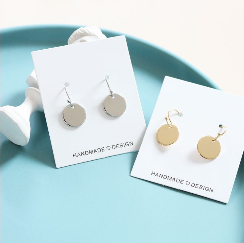 Minimalist Small Coin Earrings - Trendy Street Style Delicate Studs for a Cool Aesthetic Minimalist Small Coin Earrings - Trendy Street Style Delicate Studs for a Cool Aesthetic