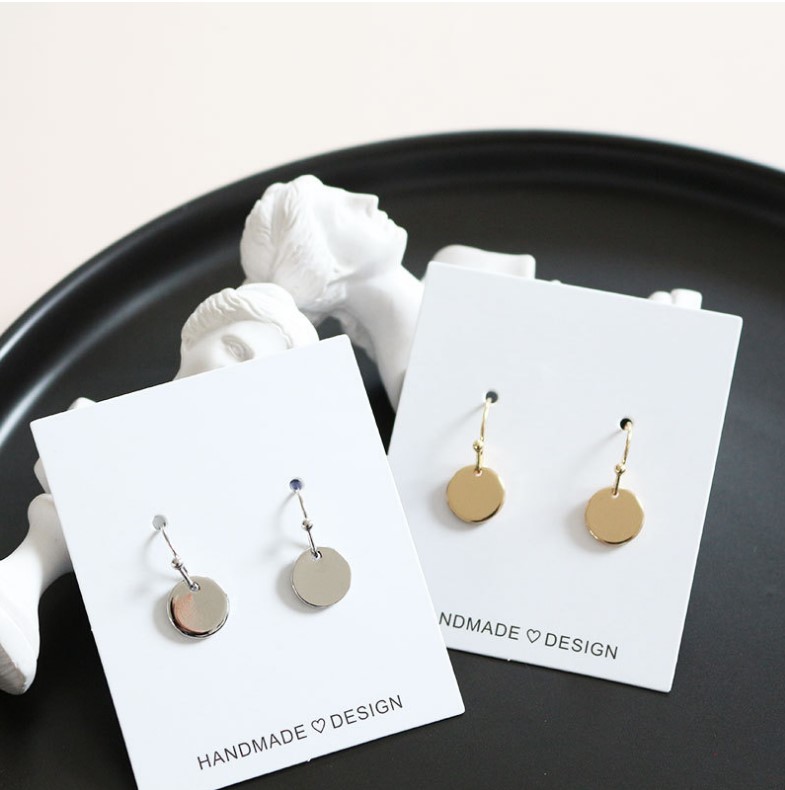 Minimalist Small Coin Earrings - Trendy Street Style Delicate Studs for a Cool Aesthetic Minimalist Small Coin Earrings - Trendy Street Style Delicate Studs for a Cool Aesthetic