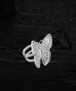 Minimalist Small Floral Wire Butterfly Ear Cuff - 2025 Light Luxury Versatile Earrings for Women, Perfect for Niche Fashion Trends