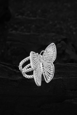 Minimalist Small Floral Wire Butterfly Ear Cuff - 2025 Light Luxury Versatile Earrings for Women, Perfect for Niche Fashion Trends
