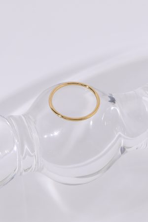 Minimalist Stacked Rings Set for Women - Non-Fading Floating Joint Rings, Simple Plain Circle Tail Rings - Versatile Fashion Accessory