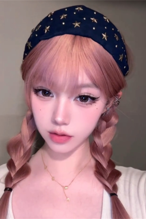 Minimalist Star Rivet Headband - Women's Retro Pressed Hairband for 2025 - High-End Niche Style Accessory