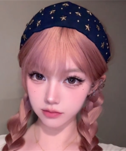 Minimalist Star Rivet Headband - Women's Retro Pressed Hairband for 2025 - High-End Niche Style Accessory