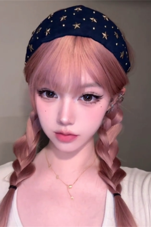 Minimalist Star Rivet Headband - Women's Retro Pressed Hairband for 2025 - High-End Niche Style Accessory