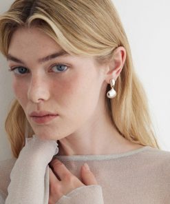 Minimalist Vintage Water Drop Pendant Gold-Plated Silver Earrings - Unique High-End Design