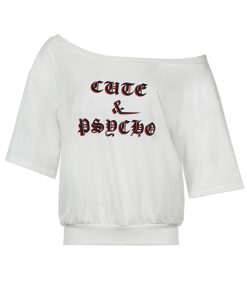 Minimalist White Letter Printed Off-Shoulder Short Sleeve T-Shirt - Versatile Loose-Fit Top for Women - Y2K American Style