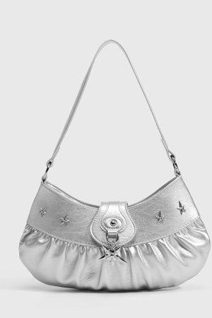 Mint Green Bohemian Underarm Bag for Women - Textured Crossbody Shoulder Bag for Vacation and Everyday Style