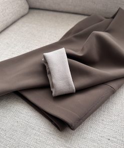 Monochrome Coffee Tone Seamless Face Mask and Airy Barbie Pants Leggings for Women - Spring Summer Warm Style