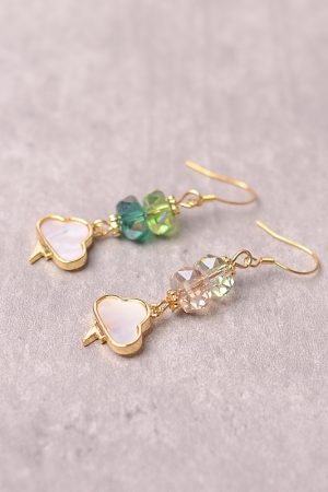 Mother-of-Pearl Lightning Cloud Drop Earrings for Women, Hypoallergenic Pure Silver, Niche Temperament Accessories, Chinese Style