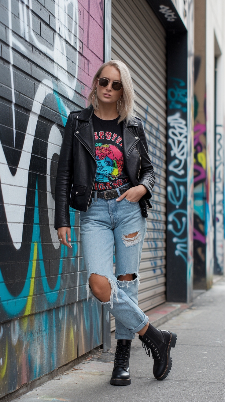 Trendy Moto Boots Outfit for All Occasions outfit idea