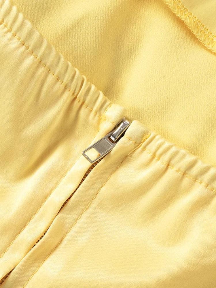 Movie Outfit Ideas, Lawyer Fashion - Yellow Corset Top Movie Outfit Ideas, Lawyer Fashion - Yellow Corset Top