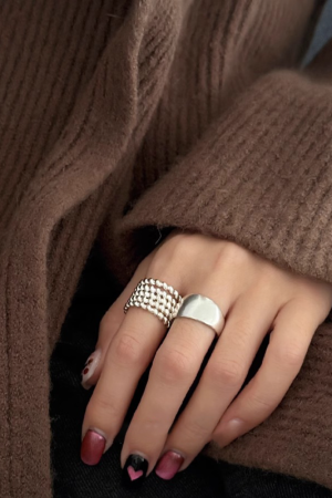 Multi-Layer Twisted Ring for Women, 2025 New Model, High-End Minimalist Versatile Casual Open Design