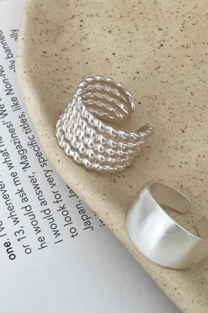 Multi-Layer Twisted Ring for Women, 2025 New Model, High-End Minimalist Versatile Casual Open Design