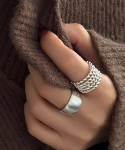 Multi-Layer Twisted Ring for Women, 2025 New Model, High-End Minimalist Versatile Casual Open Design