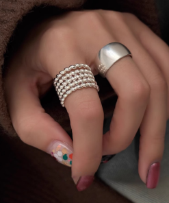 Multi-Layer Twisted Ring for Women, 2025 New Model, High-End Minimalist Versatile Casual Open Design