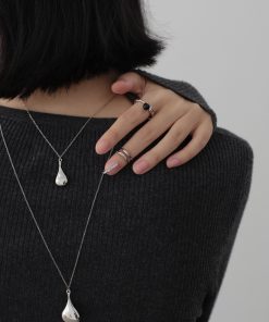 Multi-Layered Geometric Line Style Diamond-Inlaid Fingertip Ring for Women - Trendy Art Design Fashion Accessory