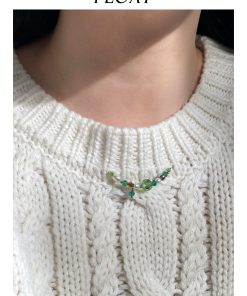 Multicolor Crystal Pendant Beaded Necklace - Handmade Layered Sweater Chain for a Niche Temperament Look