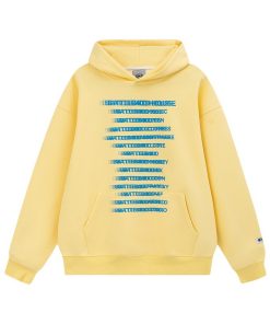 Multicolor Hoodie with Original Letter Print - Handmade Casual Loose Unisex Top for Couples - Y2K Street Style