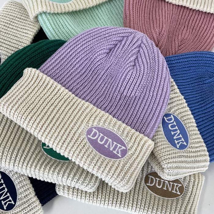 Multicolor Knitted Hat - Korean Style Autumn/Winter Fashion, Cozy Cold Weather Beanie from Dongdaemun Multicolor Knitted Hat - Korean Style Autumn/Winter Fashion, Cozy Cold Weather Beanie from Dongdaemun