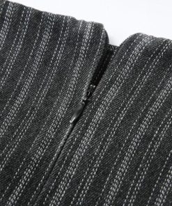 My Clothes Style, Fall Dresses With Doc Martens - Y2K Striped Lace Up Mini Skirt