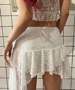 My Dressing Style, Mysterious Outfit Women - Fairycore Lace Mini Skirt