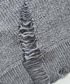 Neat Style, Clothes Spring - Grunge Distressed Knitted Sweater