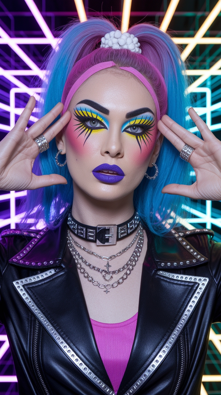 Embrace New Wave Make Up Trends for Modern Looks outfit idea