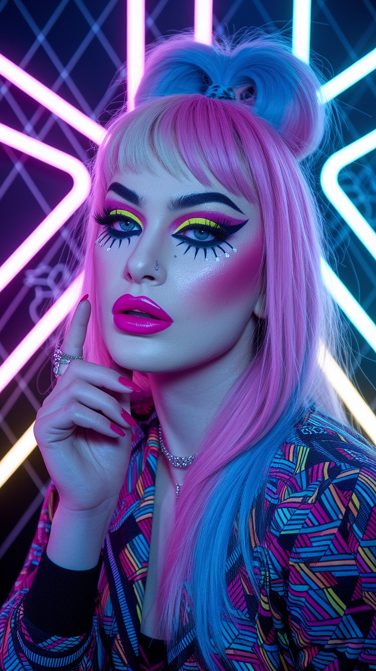 New Wave Makeup 80s: Tips for Authentic Looks outfit idea
