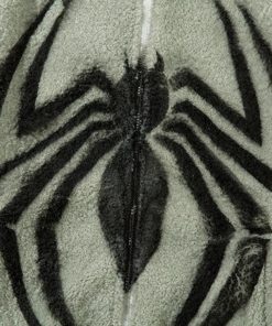 Nyc Outfits, Tomboy Style Outfits - Spider Full Zip-Up Teddy Hoodie Jacket