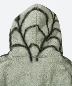 Nyc Outfits, Tomboy Style Outfits - Spider Full Zip-Up Teddy Hoodie Jacket