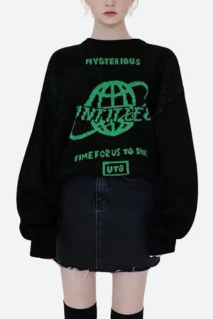 Old Money For Women, Acubi Fashion Essentials - Mysterious Sweater