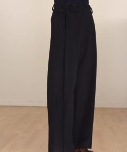 Old Money Style Cashmere Wool Blend Casual Straight-Leg Pants for Commuting - Quality Feel Trousers