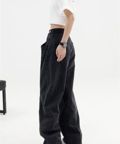 Outfit Casual Women, Summer Clothes For Girls - Low Rise Wide Leg Baggy Jeans