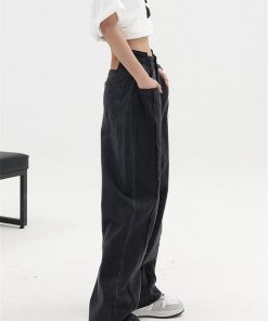 Outfit Casual Women, Summer Clothes For Girls - Low Rise Wide Leg Baggy Jeans