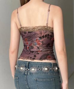 Outfit Coat, Women Winter Outfits Casual - Vintage Floral Lace Trim Top