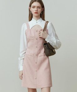 Outfit For A Walk, Outfit Must Haves List - Pink Preppy Mini Dress