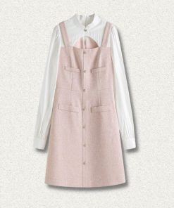 Outfit For A Walk, Outfit Must Haves List - Pink Preppy Mini Dress