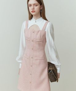 Outfit For A Walk, Outfit Must Haves List - Pink Preppy Mini Dress