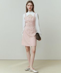 Outfit For A Walk, Outfit Must Haves List - Pink Preppy Mini Dress