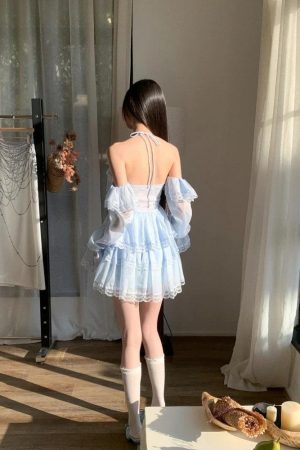 Outfit Ideas For 2029, Retro Mode - Layered Ruffled Mini Dress