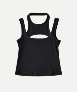 Outfit Inspo For Women, Sneaker Outfits Women - Sporty Asymmetric Tank Top