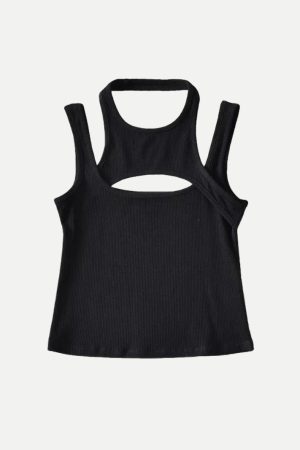 Outfit Inspo For Women, Sneaker Outfits Women - Sporty Asymmetric Tank Top