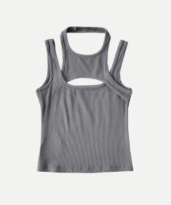 Outfit Inspo For Women, Sneaker Outfits Women - Sporty Asymmetric Tank Top