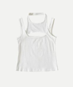 Outfit Inspo For Women, Sneaker Outfits Women - Sporty Asymmetric Tank Top