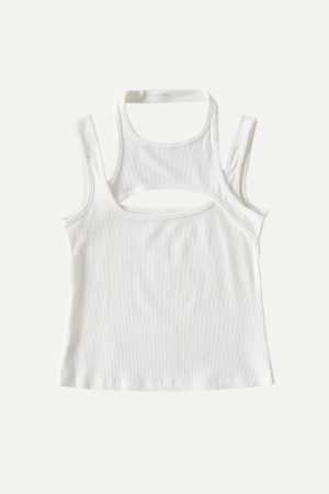 Outfit Inspo For Women, Sneaker Outfits Women - Sporty Asymmetric Tank Top