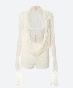 Outfit Inspo Street Style, Looks Country - Draped Front Top & Shorts Two Piece Set