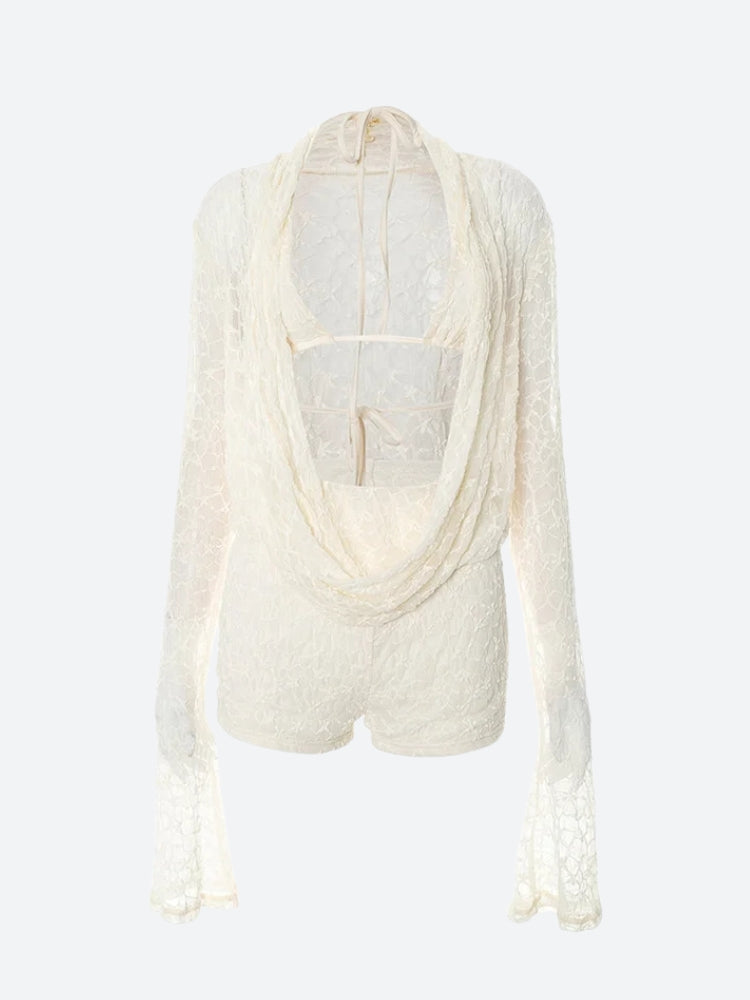 Outfit Inspo Street Style, Looks Country - Draped Front Top & Shorts Two Piece Set Outfit Inspo Street Style, Looks Country - Draped Front Top & Shorts Two Piece Set