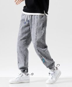 Outfit Post Ideas, Streetwear Fashion For School - Plus Size Casual Jogger Jeans