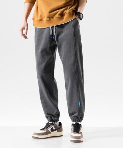 Outfit Post Ideas, Streetwear Fashion For School - Plus Size Casual Jogger Jeans